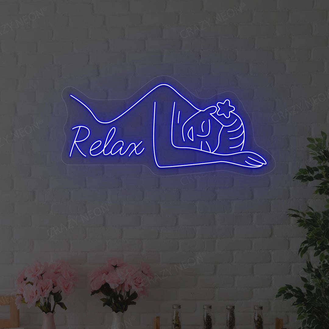 Aesthetic Relax Neon Sign