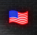 American Flag LED Neon Sign