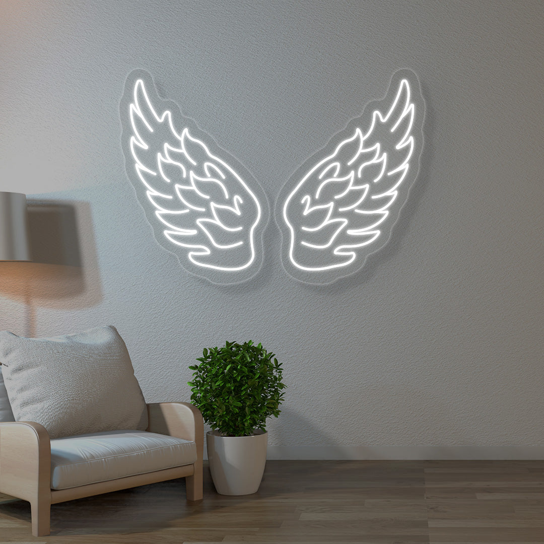 Angel Wings Neon Sign