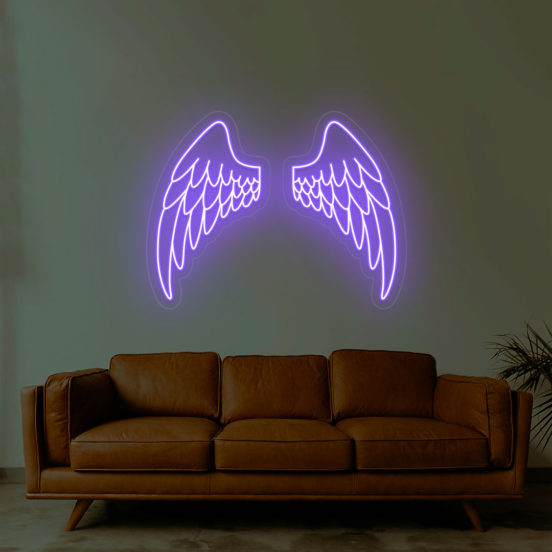 Angel Wings Neon Sign