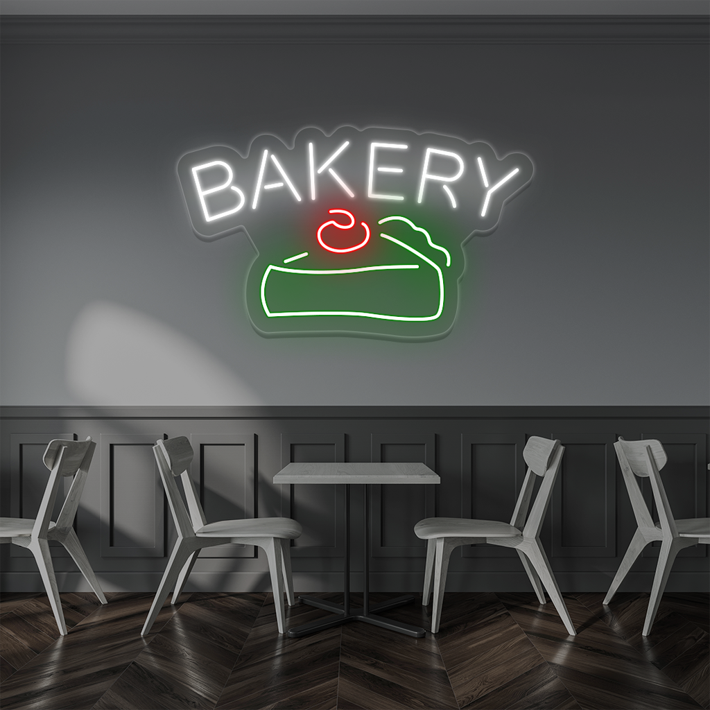 Bakery Cake Neon Sign