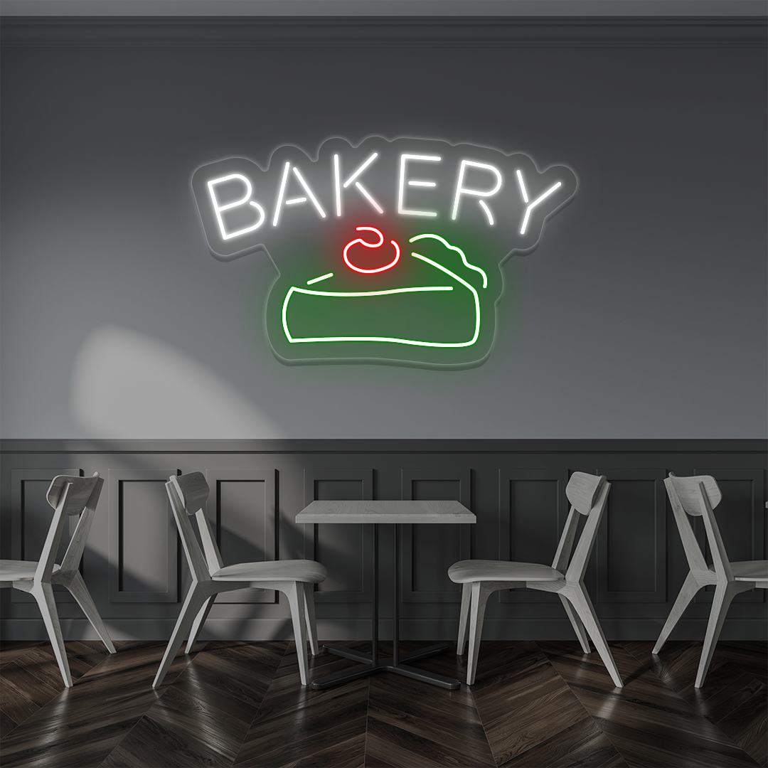 Bakery Cake Neon Sign
