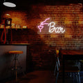 Bar Bottle Glass Neon Sign