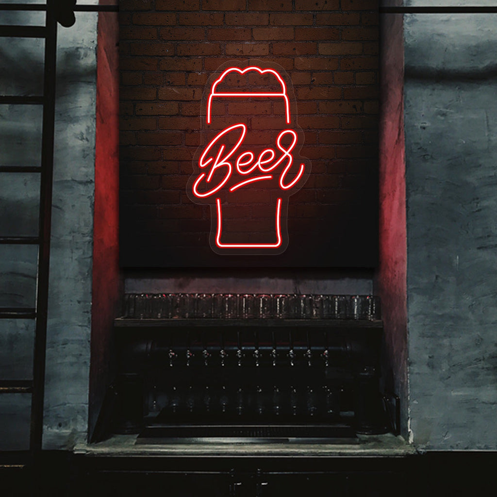 Beer Glass Neon Sign