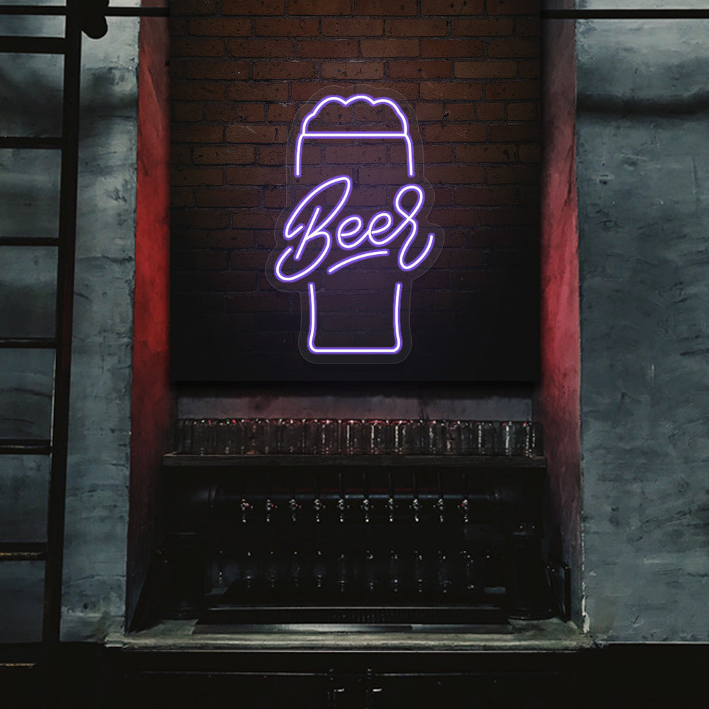 Beer Glass Neon Sign
