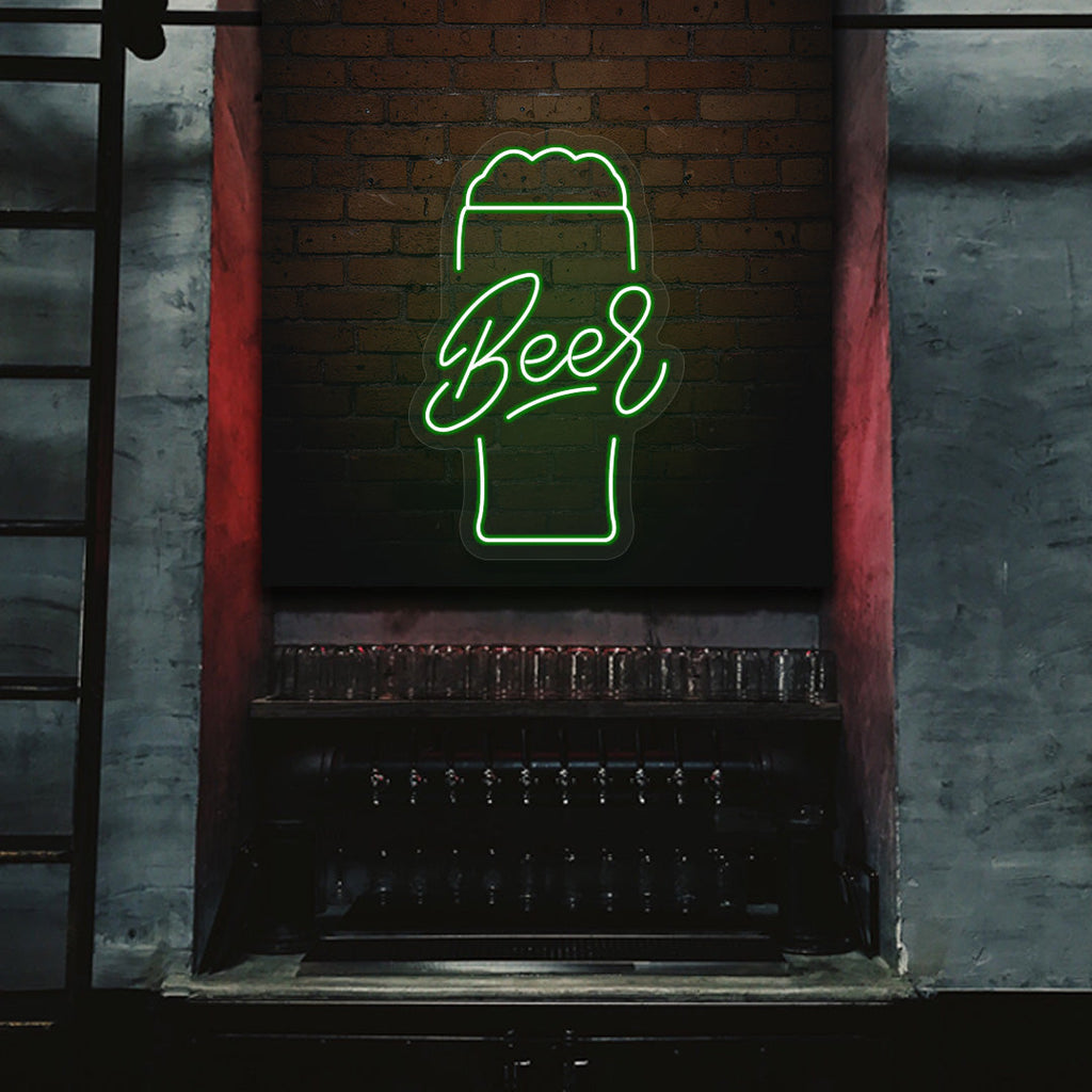 Beer Glass Neon Sign