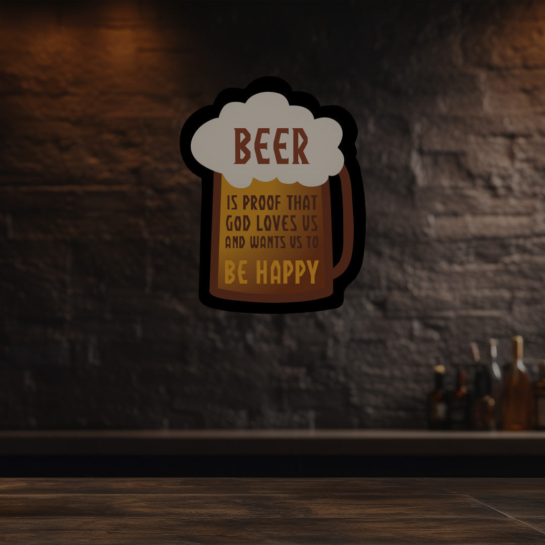 Beer Mug LED Neon Sign