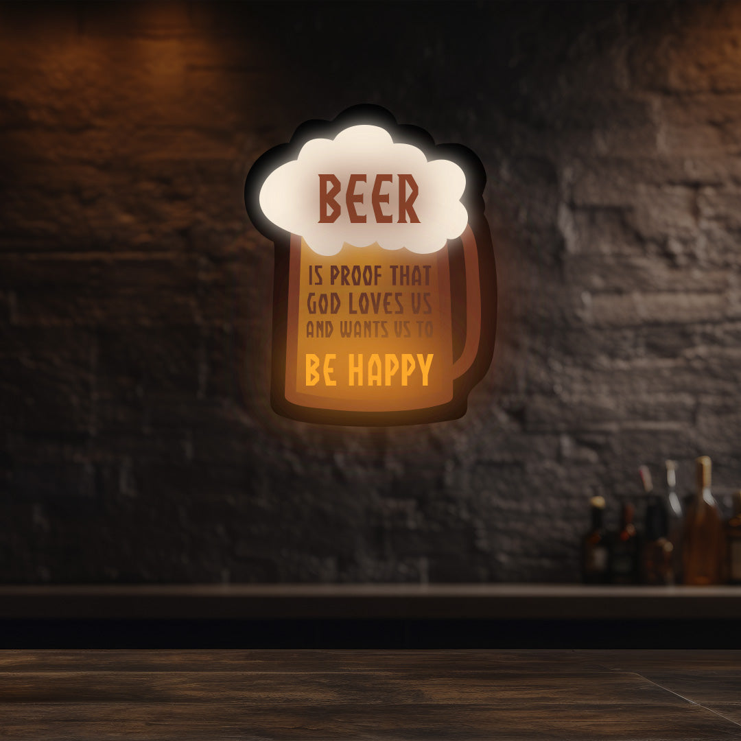 Beer Mug LED Neon Sign