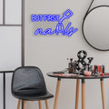But First Nails Neon Sign