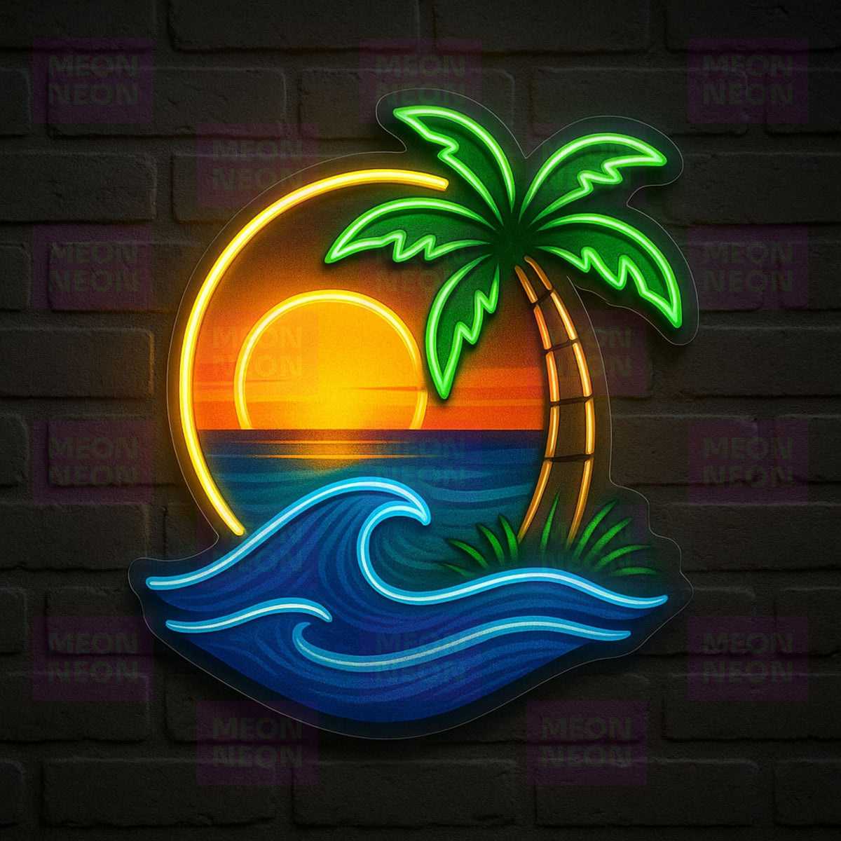 California Beach Neon Sign