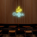 Coffee Cafe Neon Sign - Multicolor