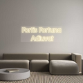 Custom Neon: Fortis Fortuna...