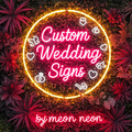 Custom Wedding LED Neon Sign | Last Name Signs | Modern Wedding Decor