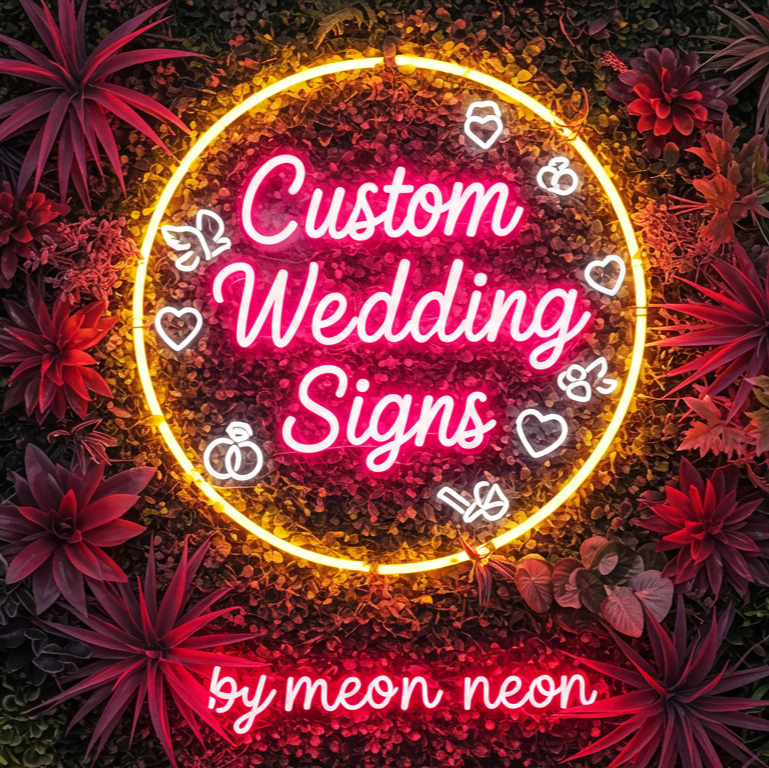 Custom Wedding LED Neon Sign | Last Name Signs | Modern Wedding Decor