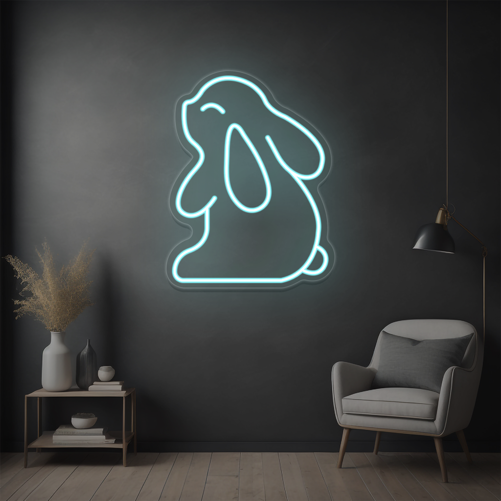 Cute Bunny Neon Sign