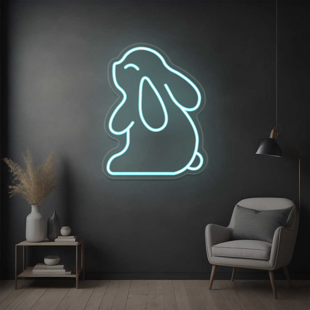 Cute Bunny Neon Sign