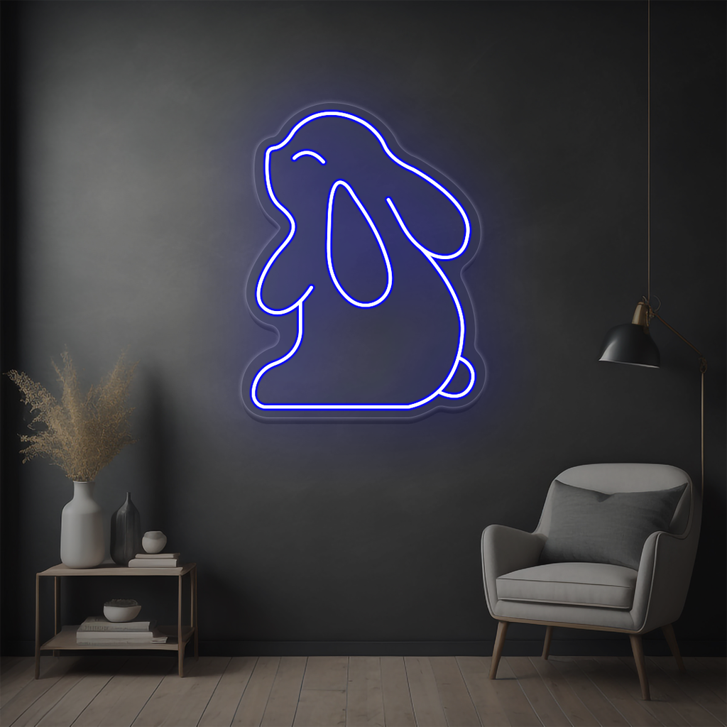Cute Bunny Neon Sign