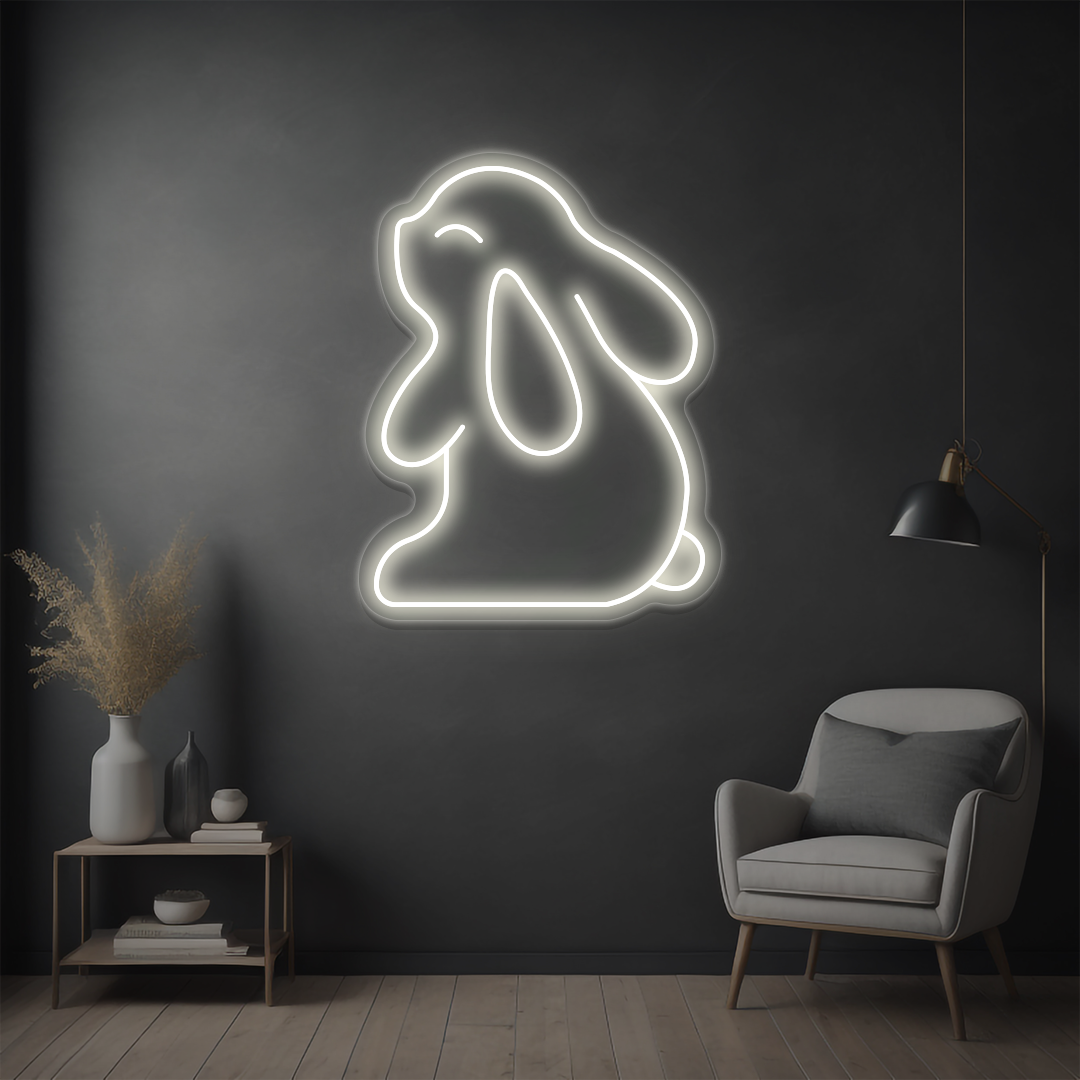 Cute Bunny Neon Sign