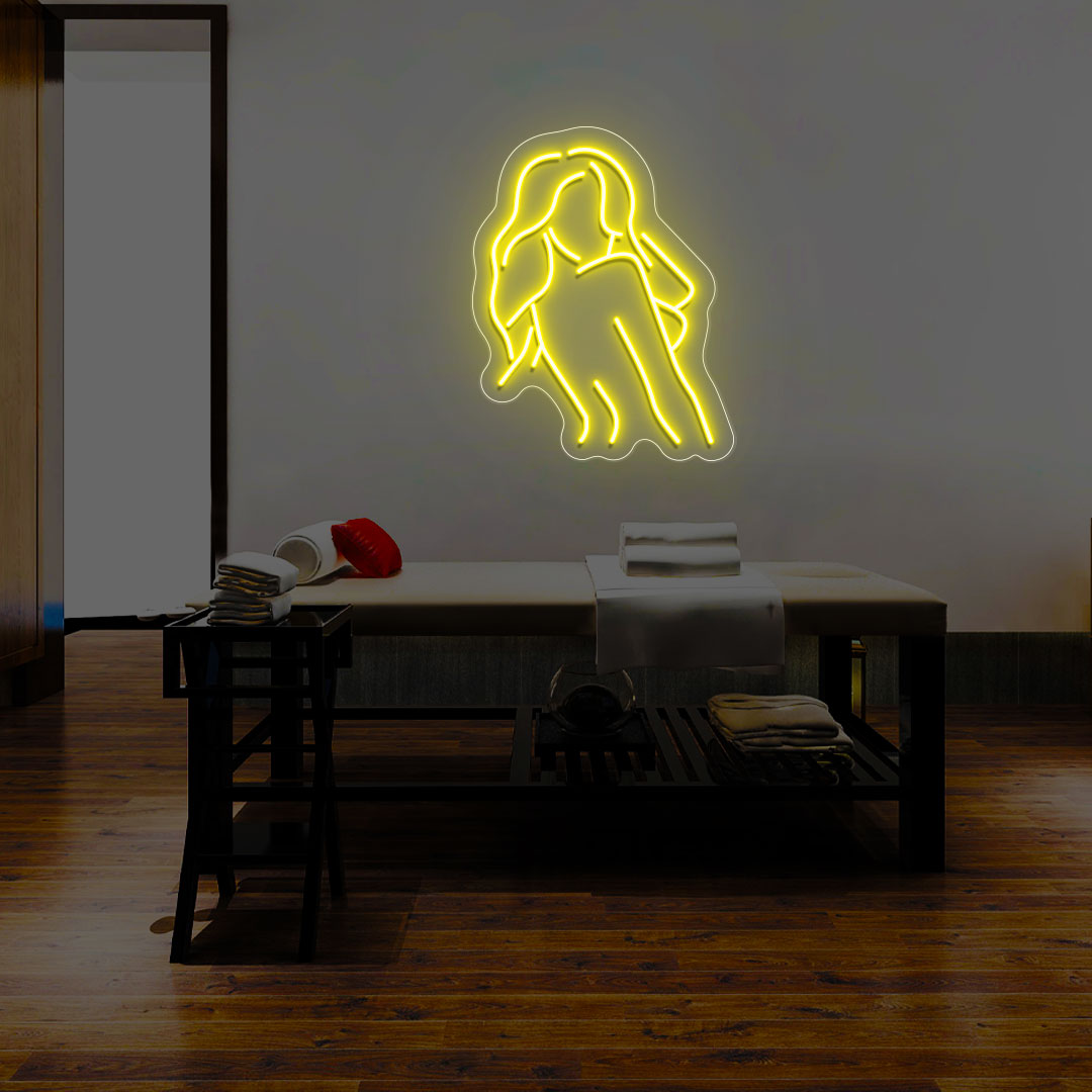 Elegant Girl Neon Sign