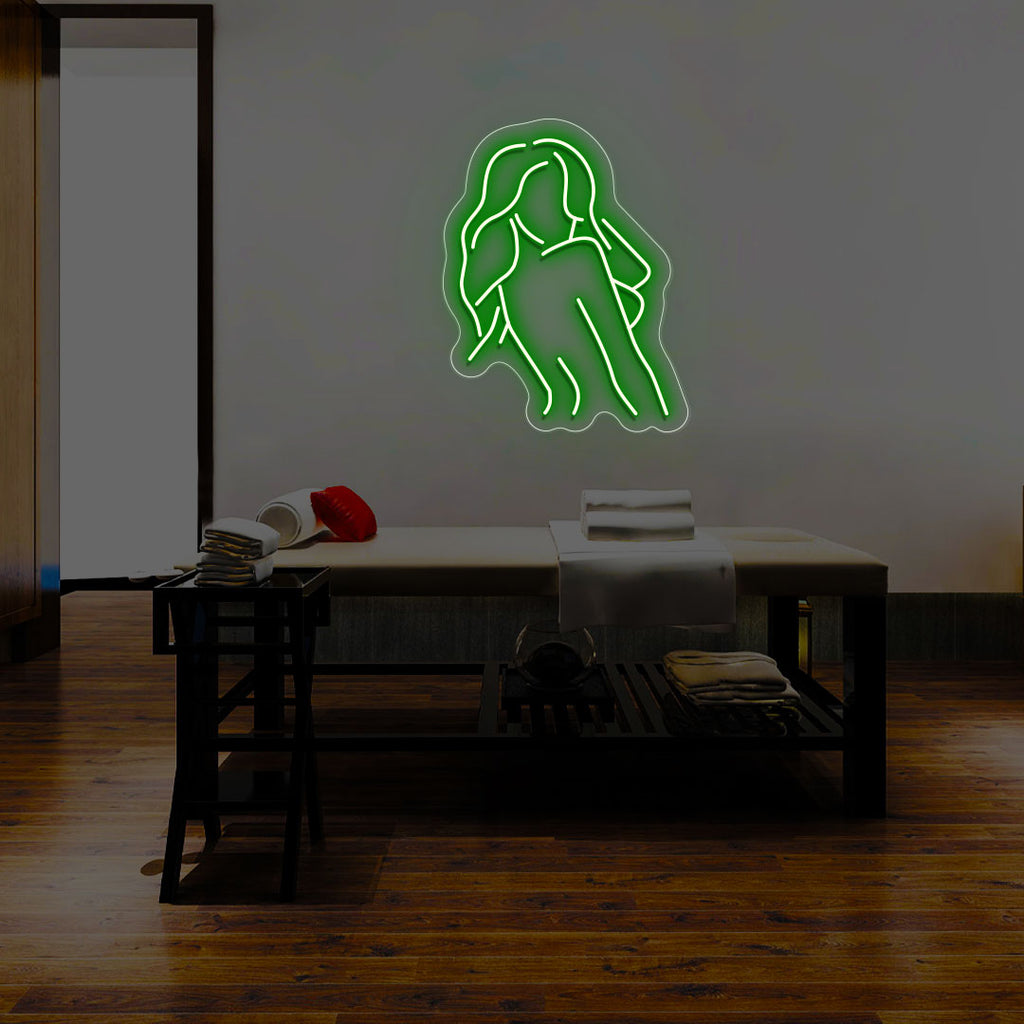 Elegant Girl Neon Sign