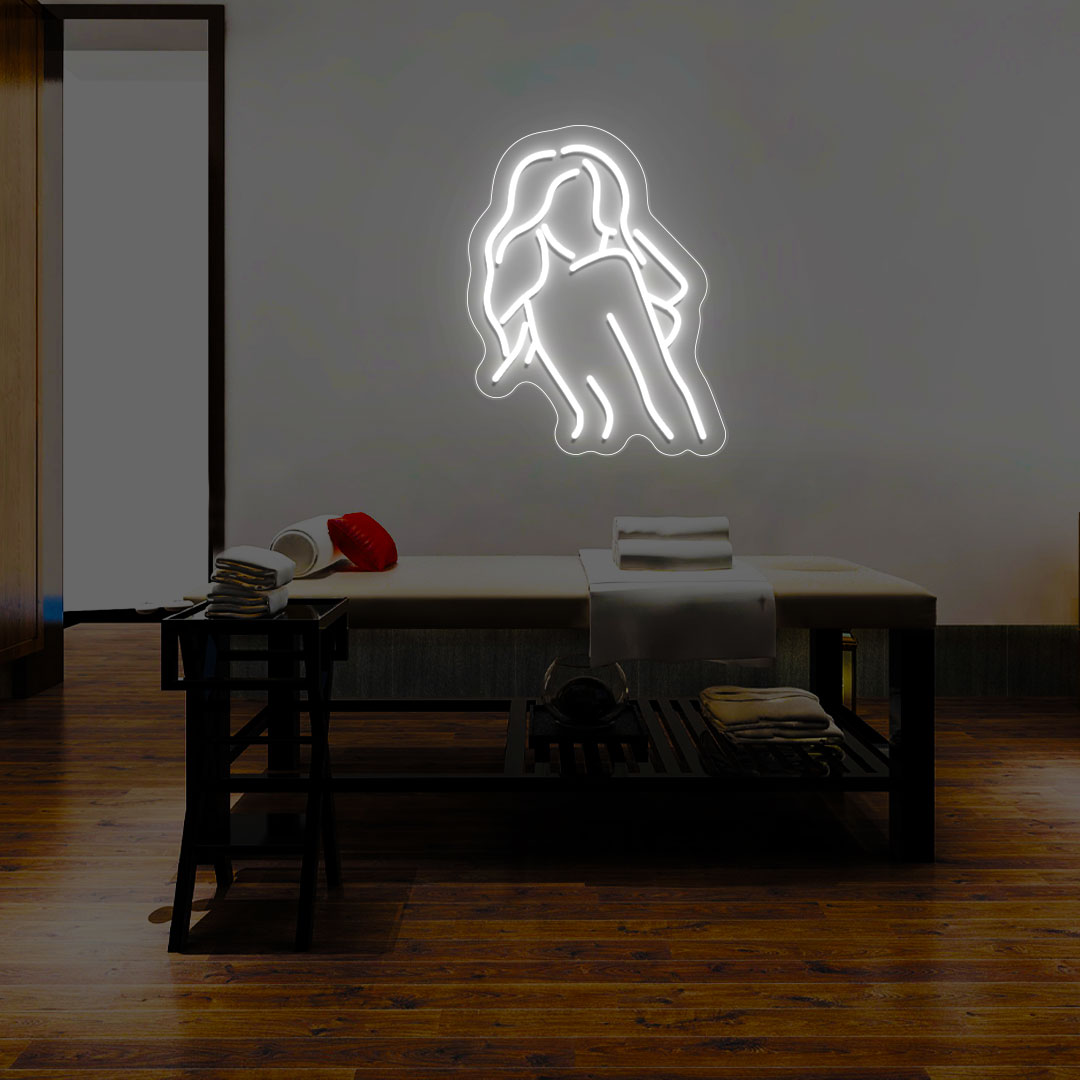 Elegant Girl Neon Sign