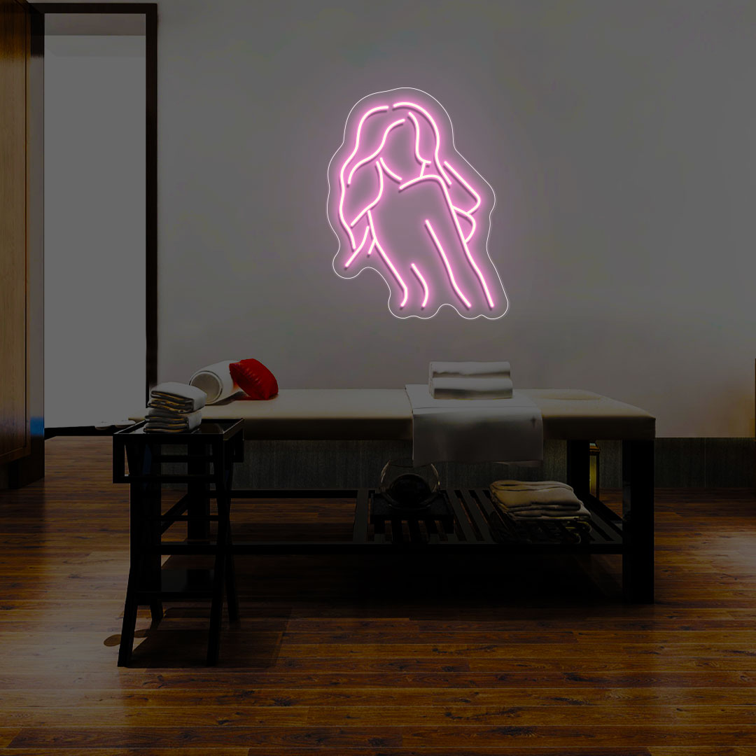 Elegant Girl Neon Sign