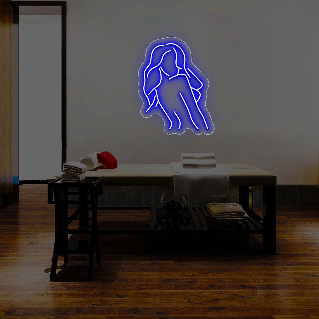 Elegant Girl Neon Sign