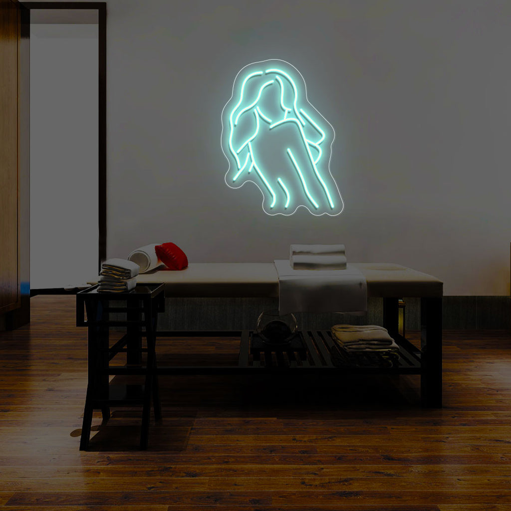 Elegant Girl Neon Sign