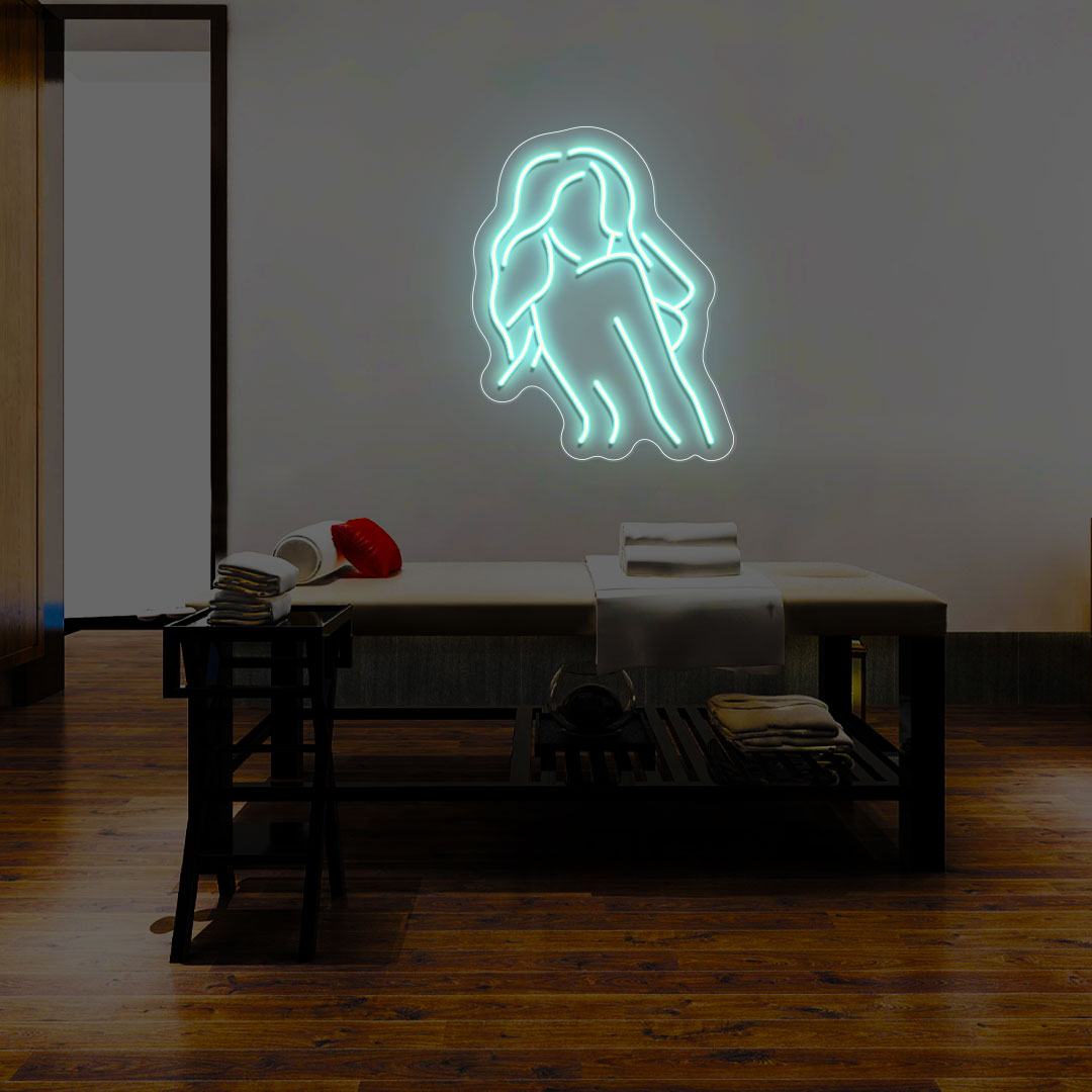 Elegant Girl Neon Sign