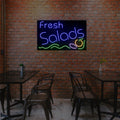 Fresh Salad Multicolor Neon Sign
