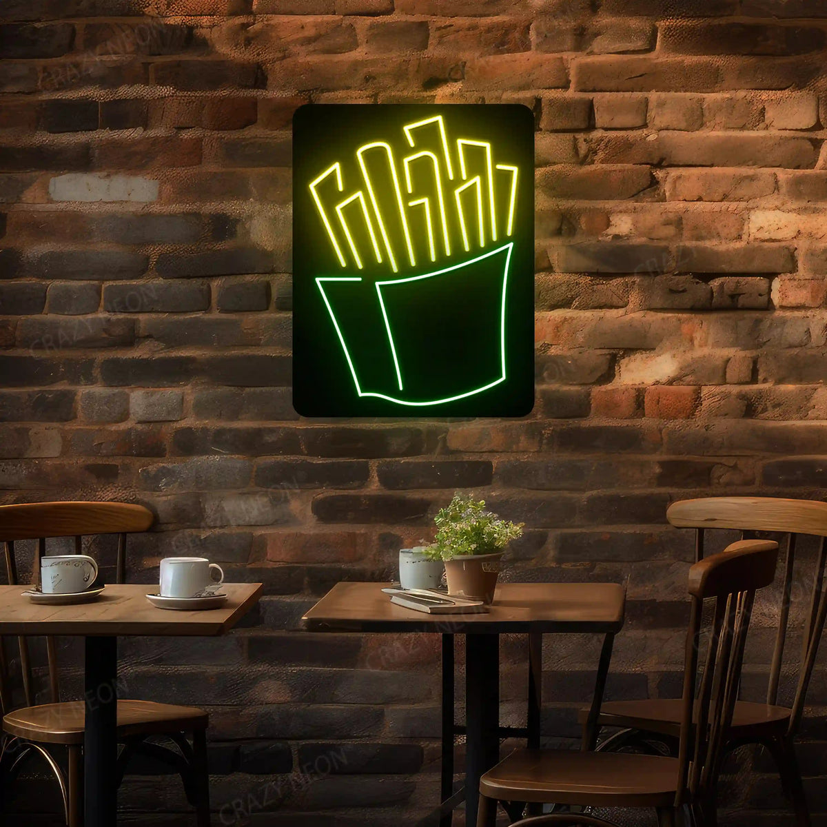 Fries Neon Sign