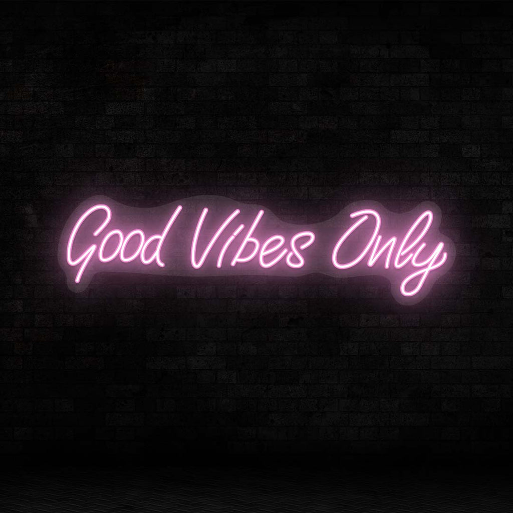 Good Vibes Only LED Neon Sign