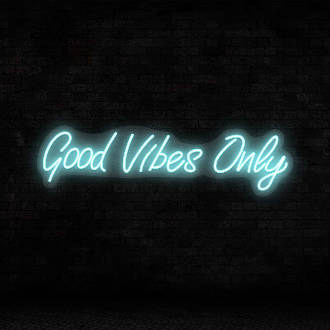 Good Vibes Only LED Neon Sign