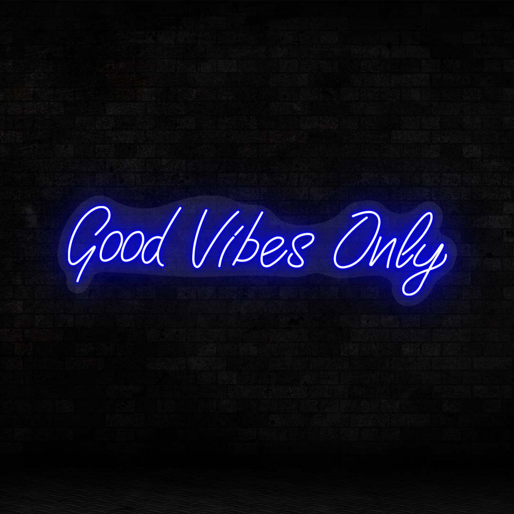 Good Vibes Only LED Neon Sign
