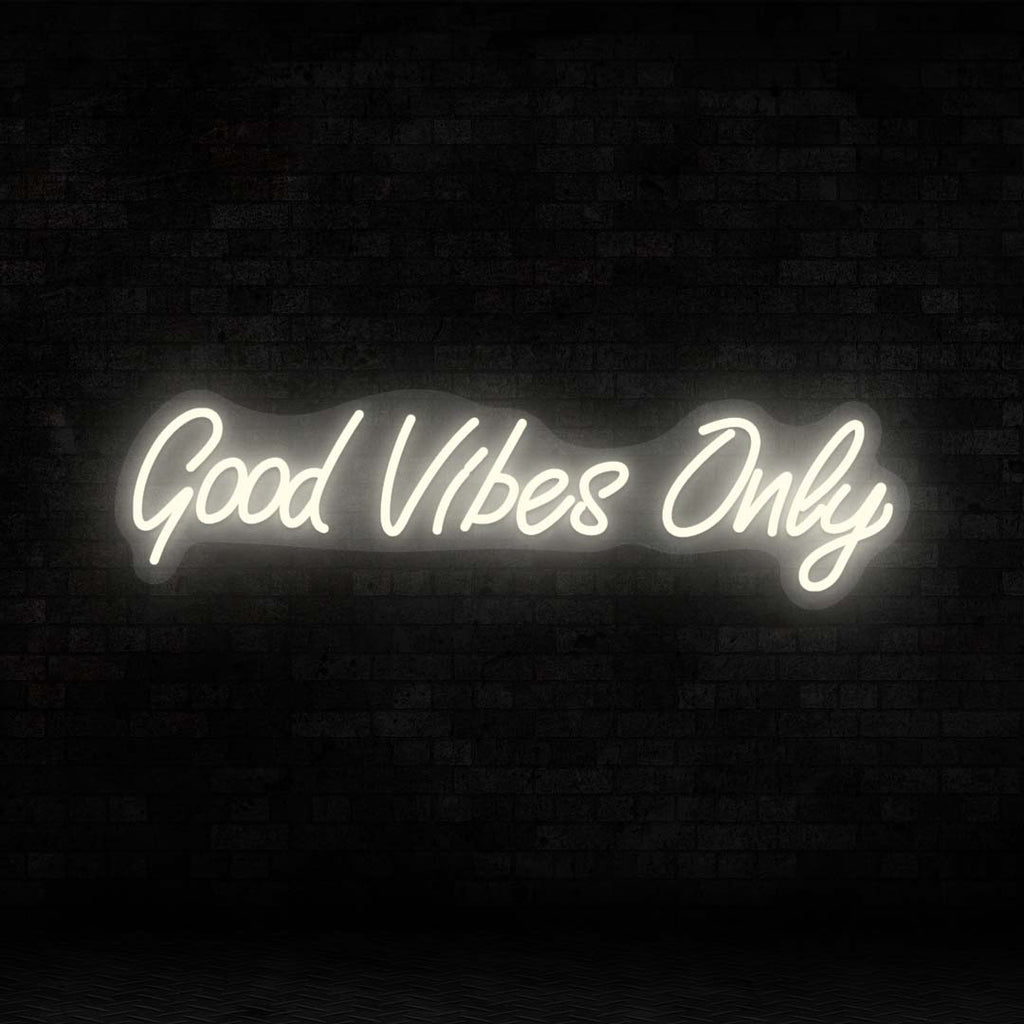 Good Vibes Only LED Neon Sign