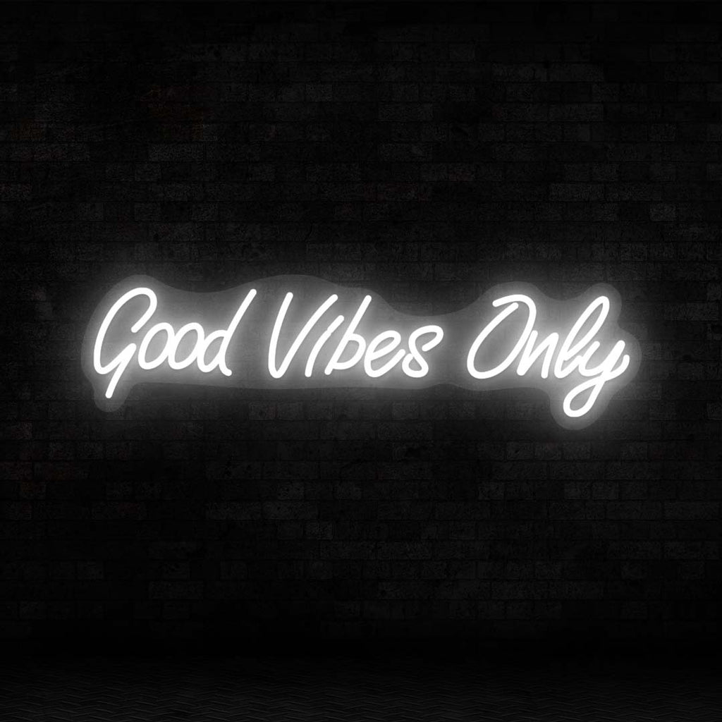 Good Vibes Only LED Neon Sign