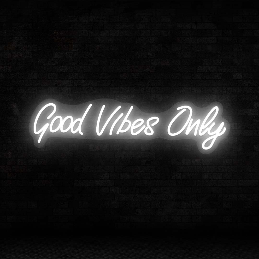 Good Vibes Only LED Neon Sign