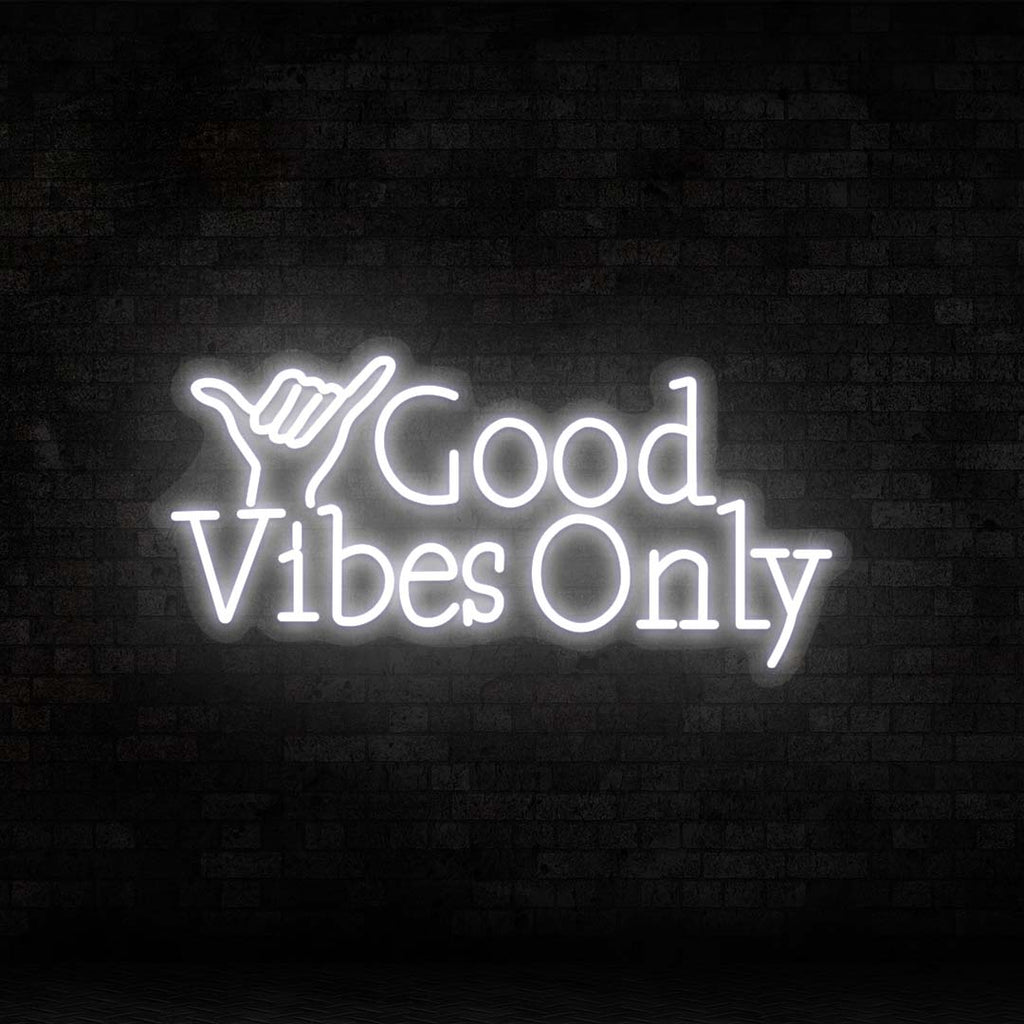 Good Vibes Only LED Neon Sign