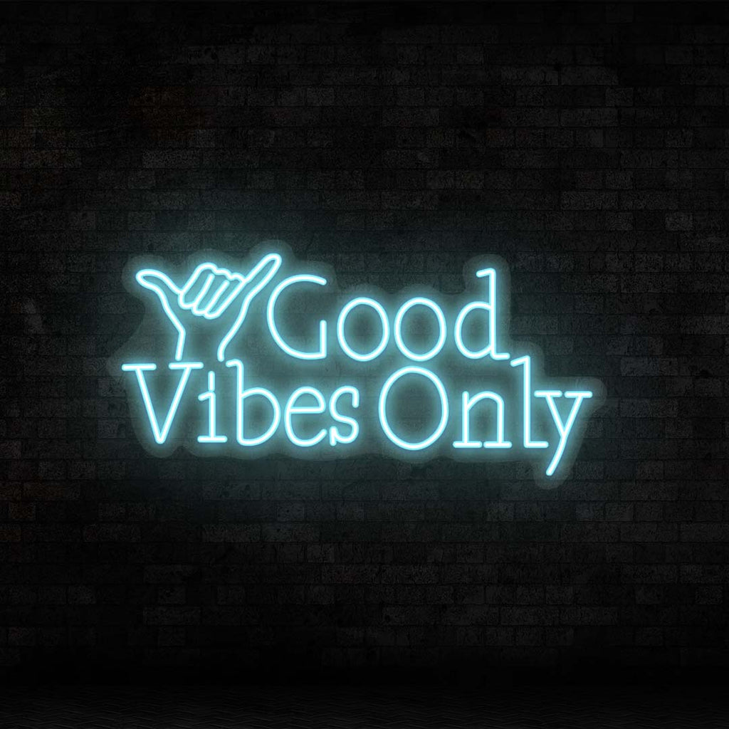 Good Vibes Only LED Neon Sign