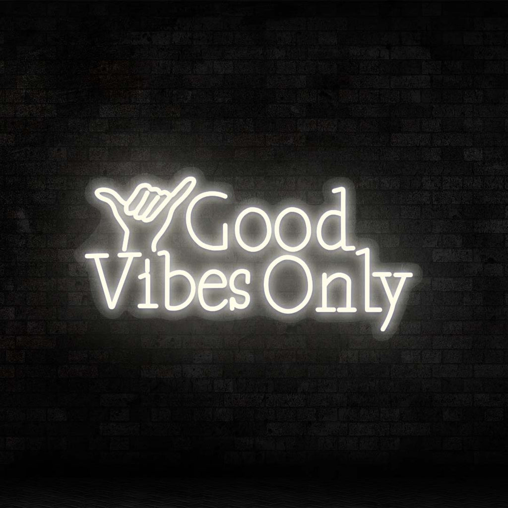 Good Vibes Only LED Neon Sign