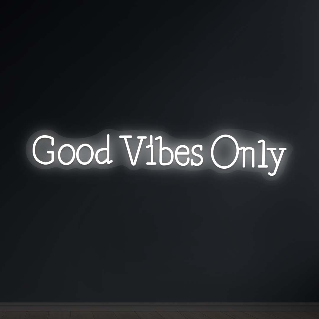 Good Vibes Only LED Neon Sign
