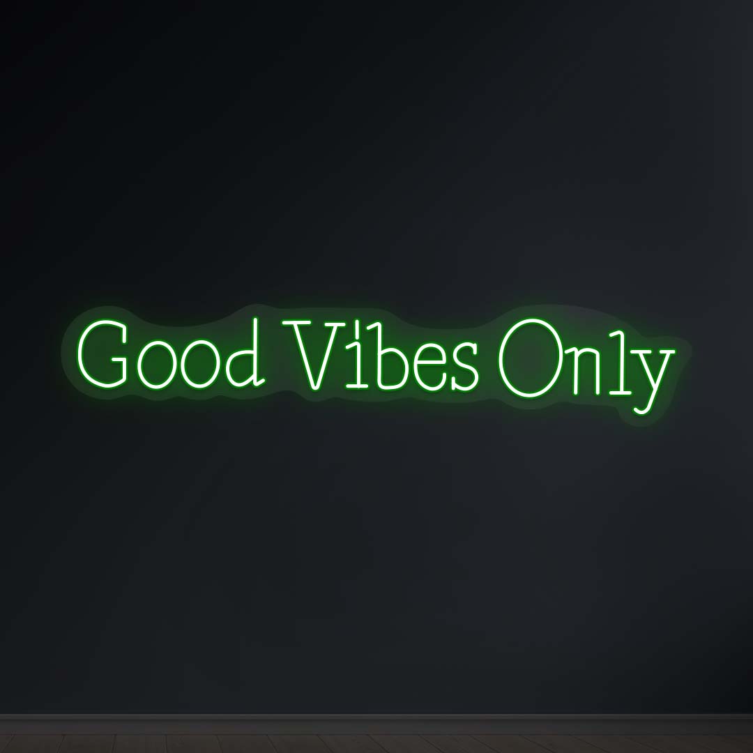 Good Vibes Only LED Neon Sign