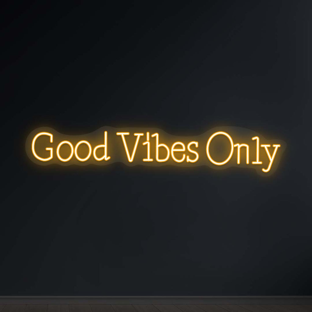 Good Vibes Only LED Neon Sign