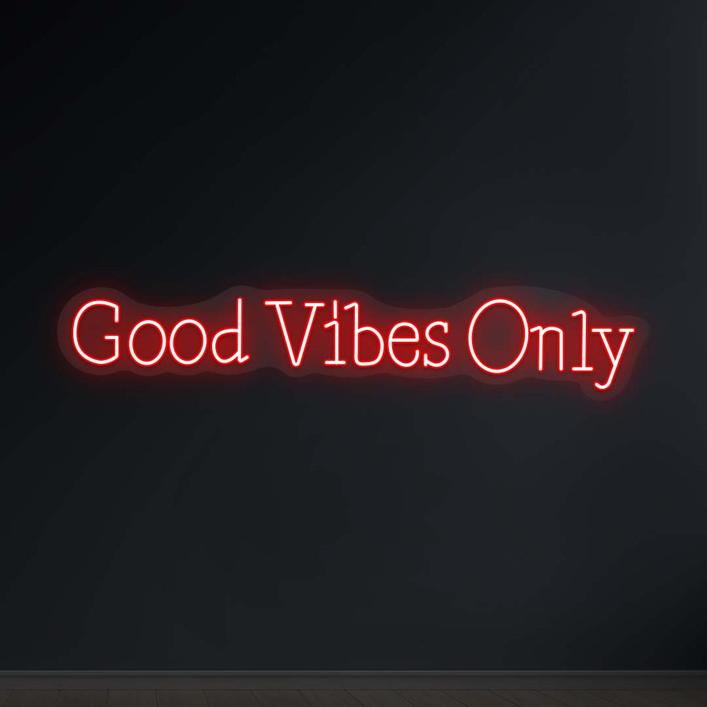 Good Vibes Only LED Neon Sign