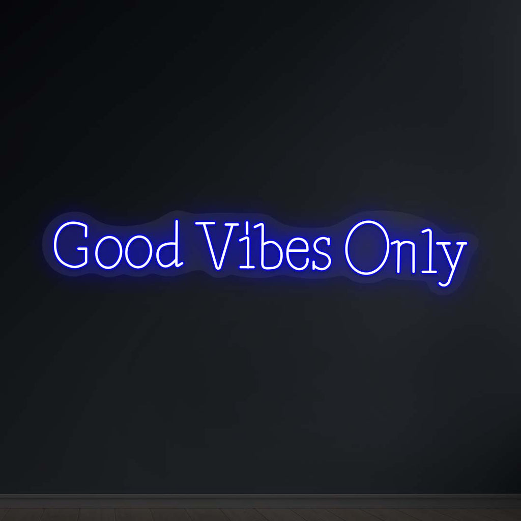 Good Vibes Only LED Neon Sign