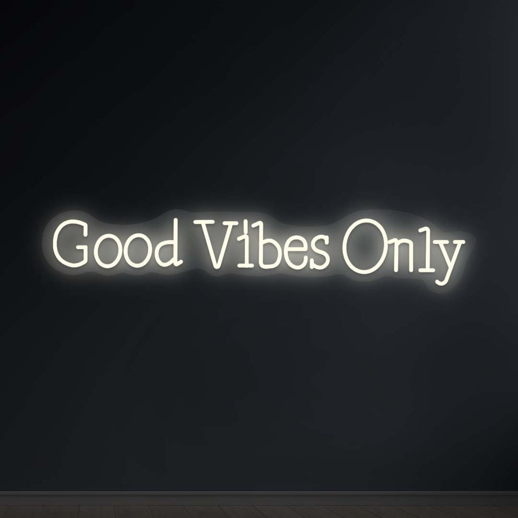 Good Vibes Only LED Neon Sign