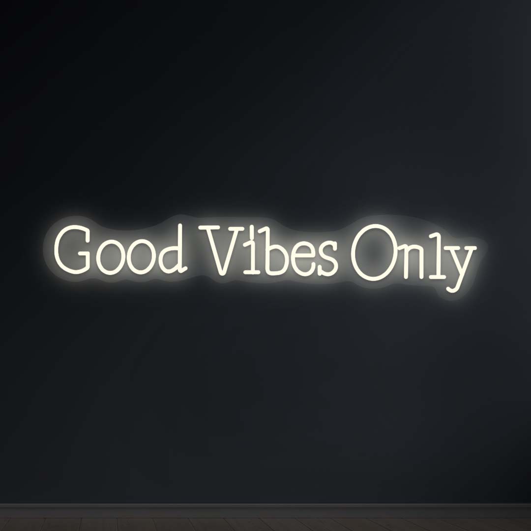 Good Vibes Only LED Neon Sign