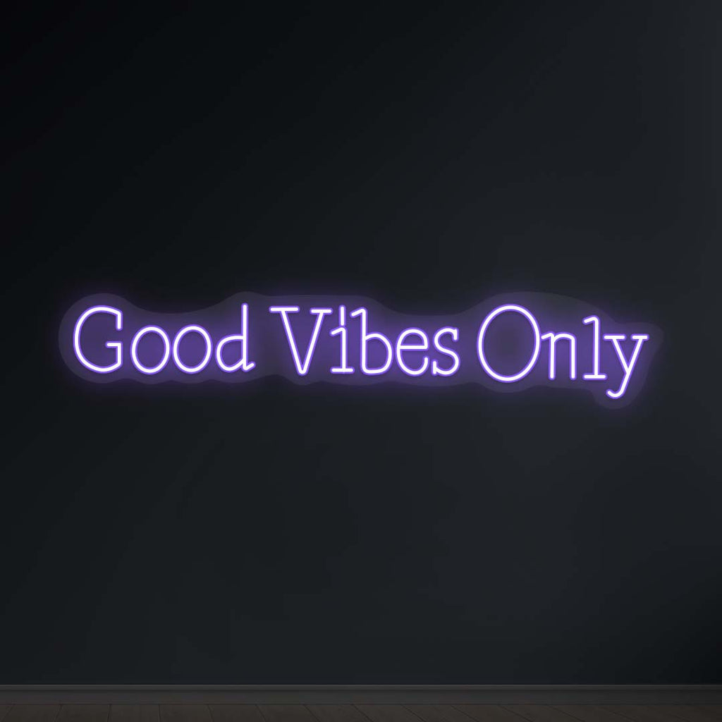 Good Vibes Only LED Neon Sign