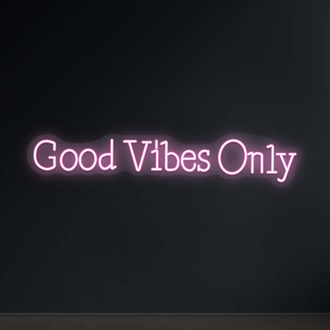 Good Vibes Only LED Neon Sign