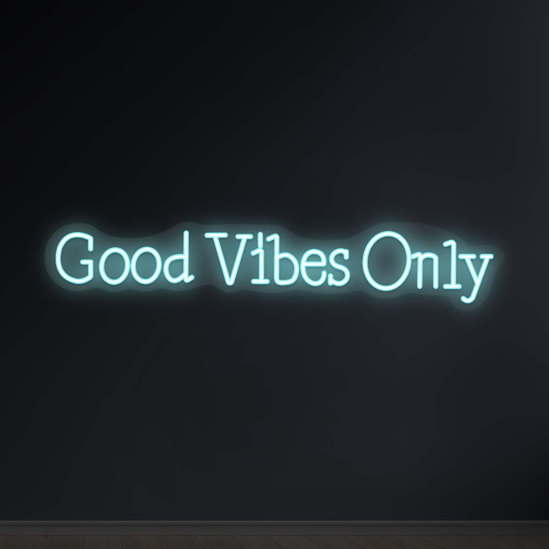 Good Vibes Only LED Neon Sign